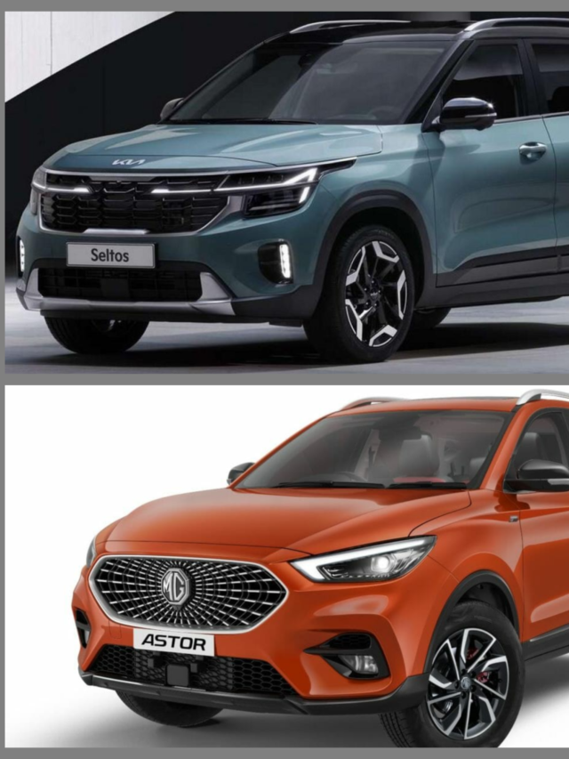 New 2023 Kia Seltos Facelift vs MG Astor – Petrol Comparison