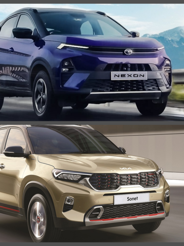 Tata Nexon Facelift Petrol vs Kia Sonet Petrol – Spec Comparison